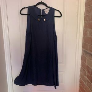 Rachel Antonoff Blue silk A-line dress - size 6